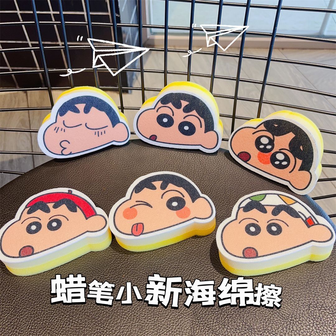 Kitchen Gadgets In Japan - Dishwashing cartoon sponge gadget for scrubbing