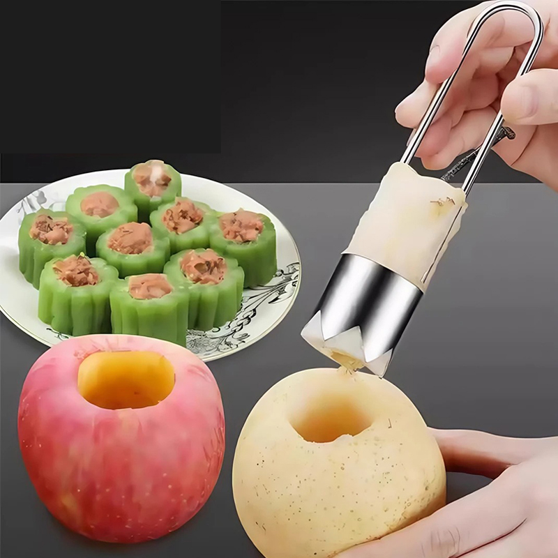 Stainless Steel Fruit Core Rem - Vegetable Kitchen Gadgets review and price