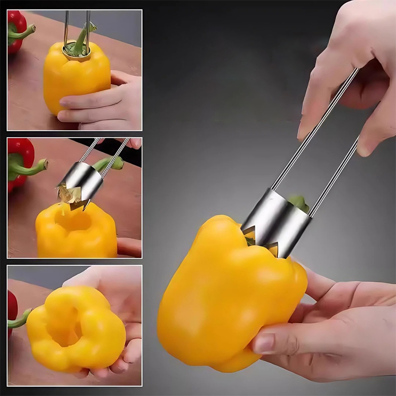 Stainless Steel Fruit Core Rem - Vegetable Kitchen Gadgets review and price