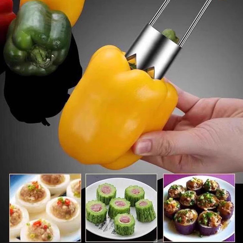 Stainless Steel Fruit Core Rem - Vegetable Kitchen Gadgets review and price