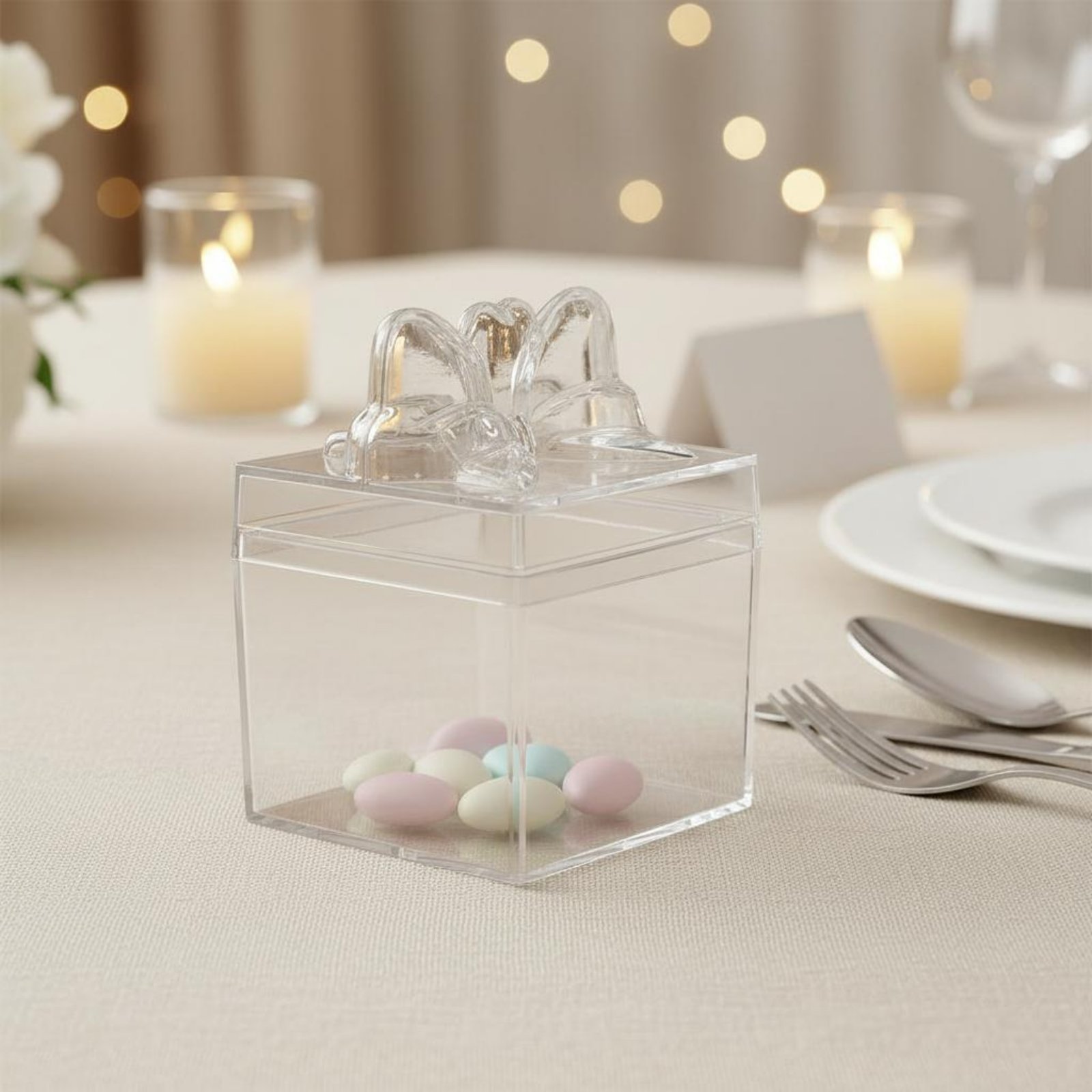 Clear Plastic Candy Box with R - Food Storage Containers review and price