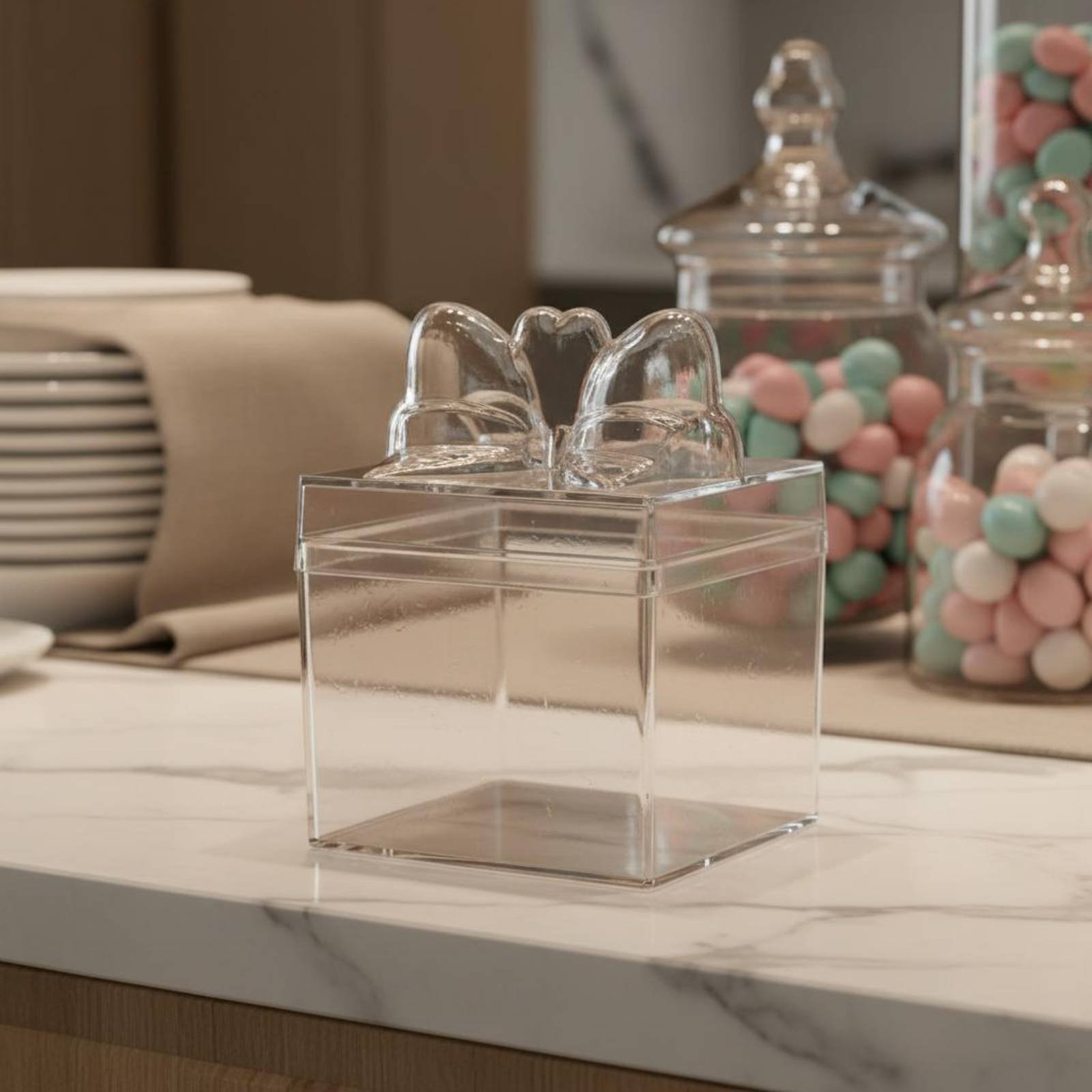 Clear Plastic Candy Box with R - Food Storage Containers review and price