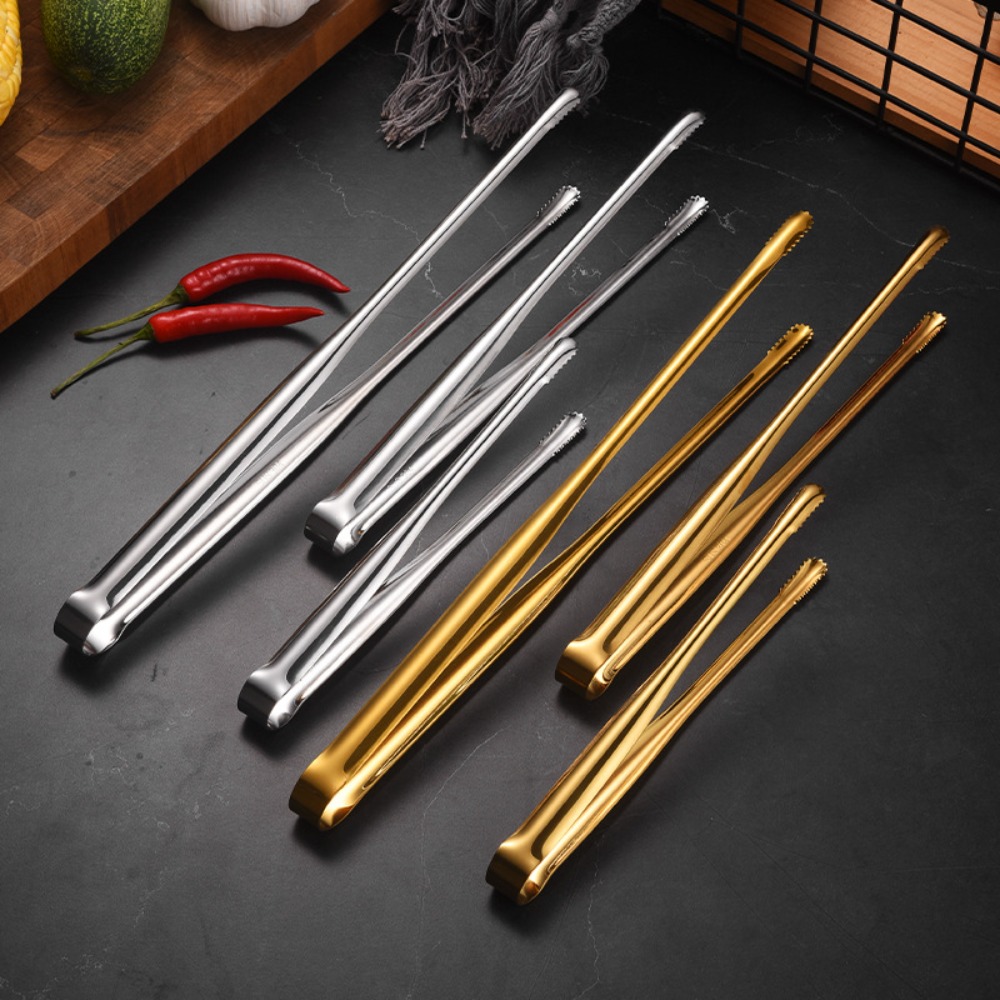 Stainless Steel Grill Tongs Fo - Kitchen Gadgets For Cooking review and price