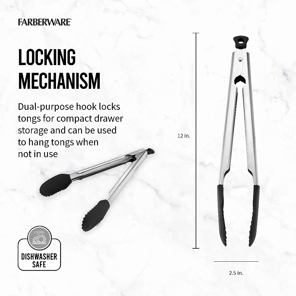 Silicone Tip Locking Food Tong - Kitchen Gadgets For Cooking review and price