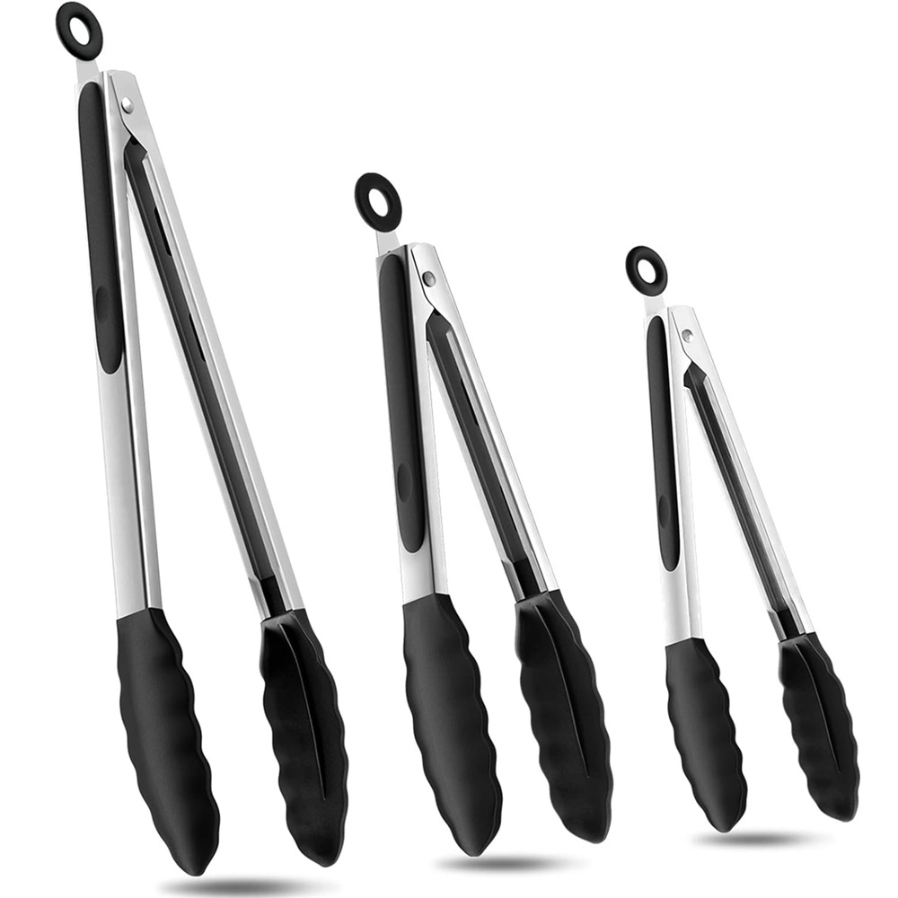Silicone BBQ Grilling Tongs Ki - Kitchen Gadgets For Cooking review and price