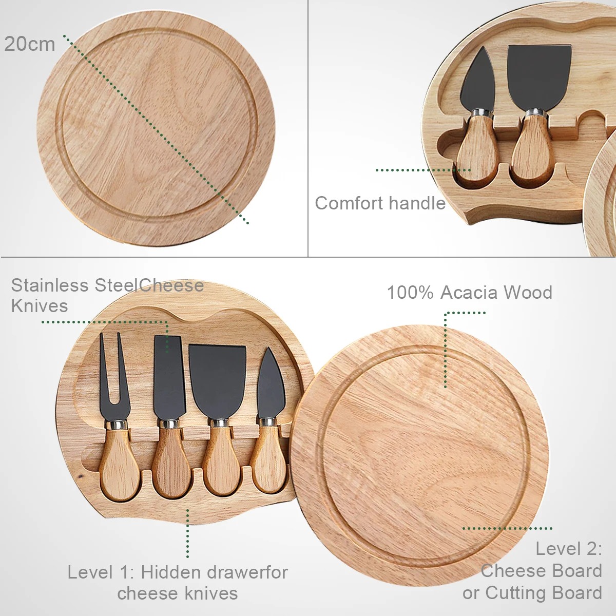 Cheese Knives Set for Charcute - Kitchen Gadgets In Japan review and price