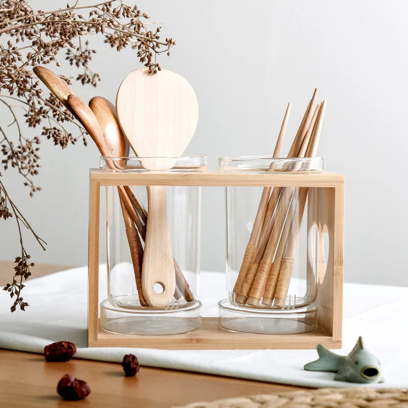 Utensils Conatiner Holder Glas - Kitchen Gadgets In Japan review and price