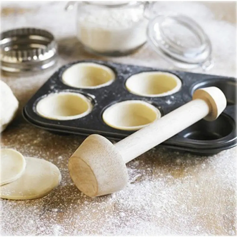 Premium Wooden Egg Tart Mold D - Kitchen Gadgets For Cooking review and price