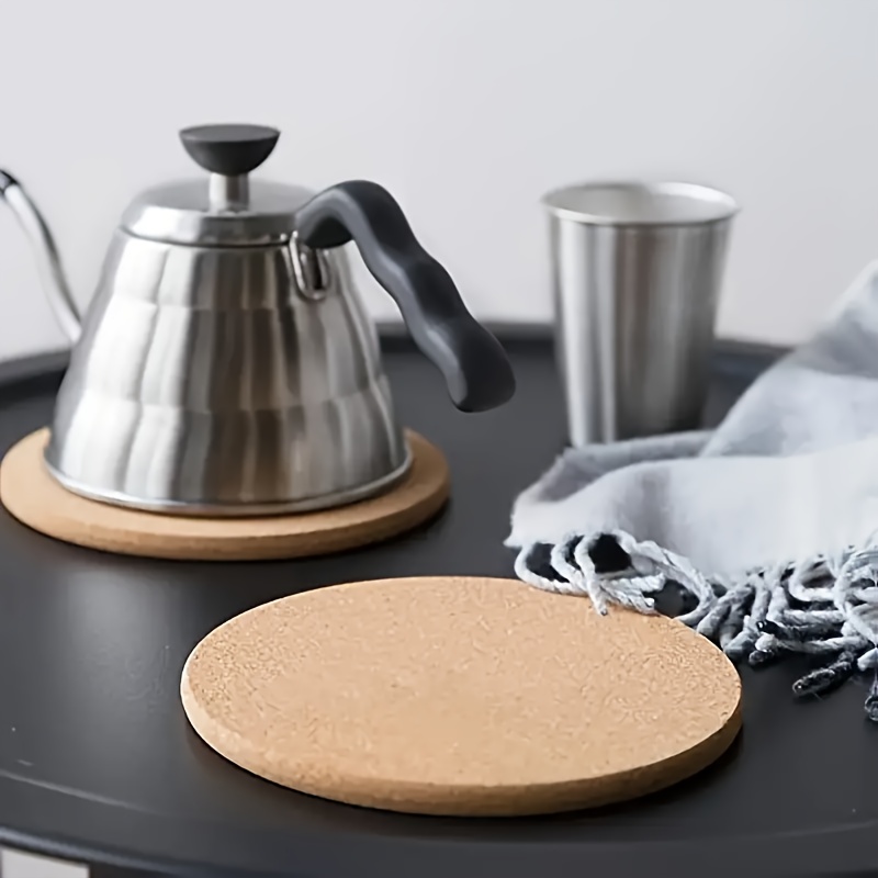 4Pcs Cork Pot Mat Heat Resista - Kitchen Gadgets In Japan review and price