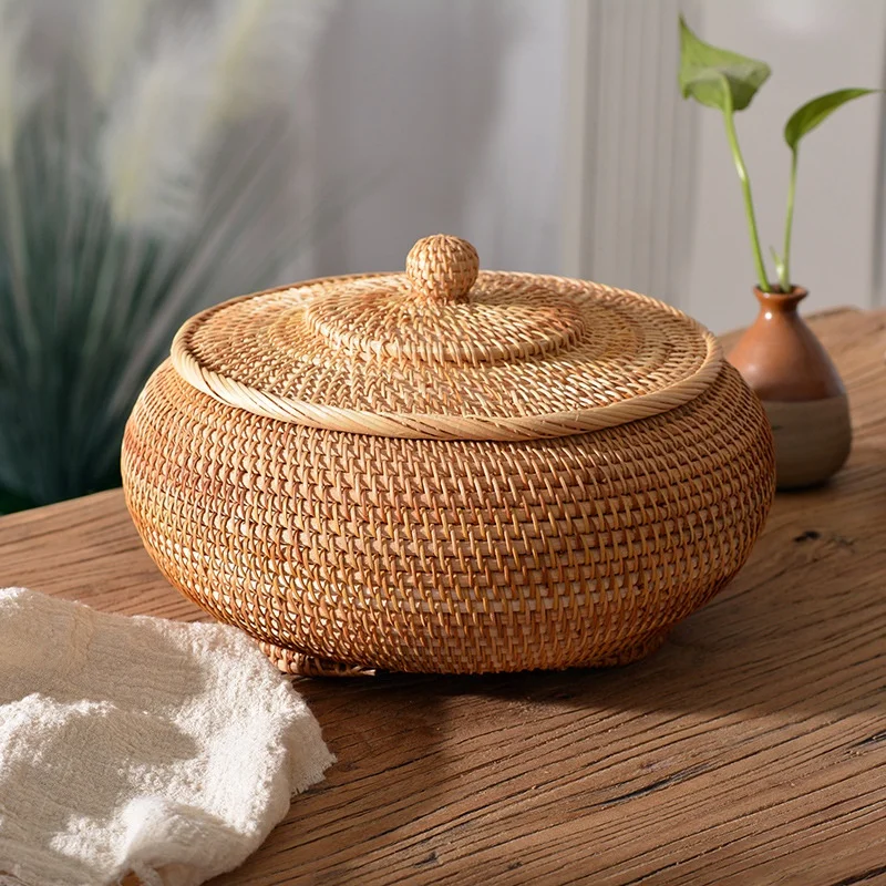 Handwoven Rattan Storage Box W - Kitchen Gadgets In Japan review and price